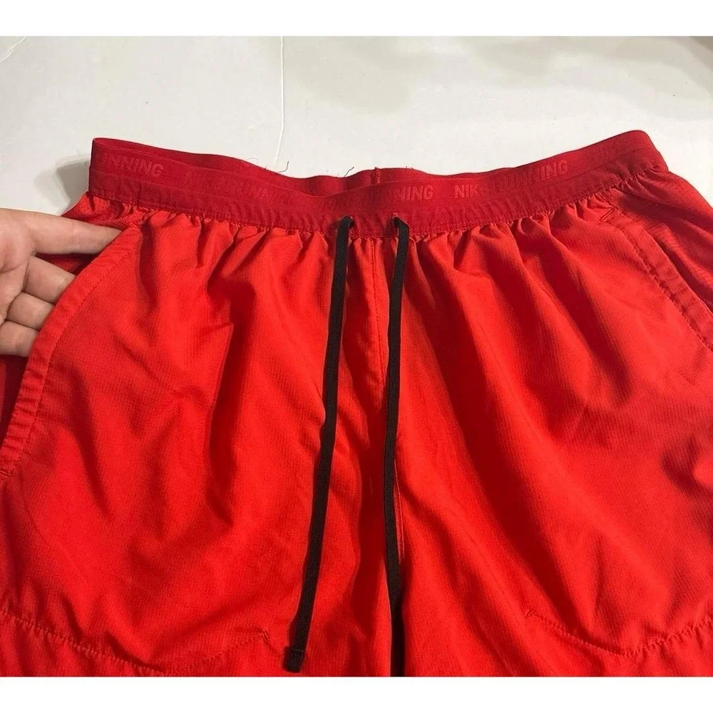 Nike Stride Running Shorts, Red Running Shorts (AS IS - no size tag)